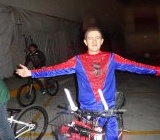 Superheroes en bici